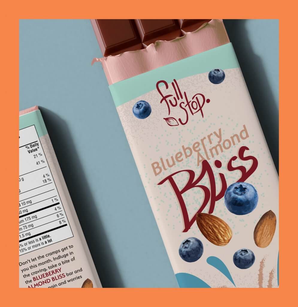 Chocolate bar packaging mock up